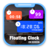 Logo of Floating Clock On Screen android Application 